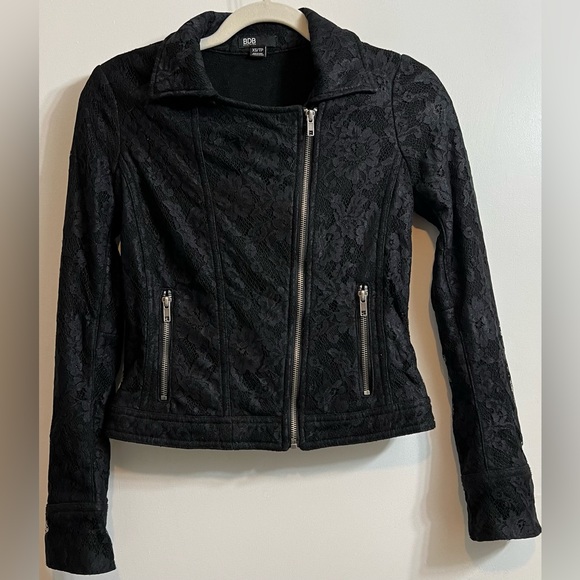 BDB David Bitton Lace Moto Jacket XS - Picture 4 of 13